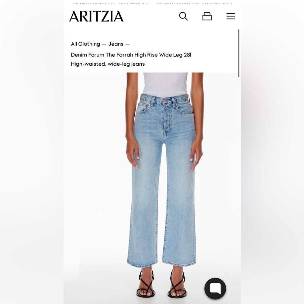 SOLD Denim Forum Farrah 28L - size 23
